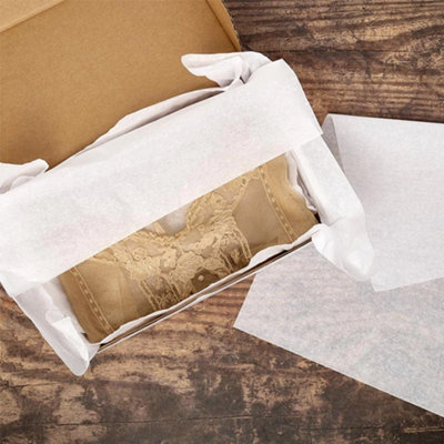 1000 Sheets Of 18 x 28" White Sheets Of Acid Free Tissue Paper - 3