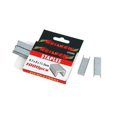 1000 Staples  0.7 X 8 X 11.3mm  (CT4595)