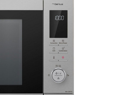 1000 Watt Combination 34 litres Stainless Steel - 4