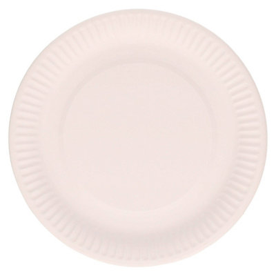 1000 White Disposable Paper Plates for Wedding Catering Party Tableware 9" (23cm)