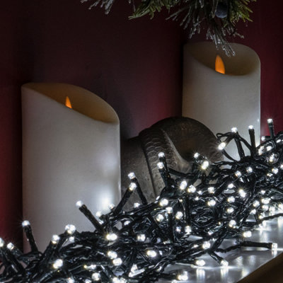 1000 White LED Multi-Function Ultra Bright Christmas Lights with Timer
