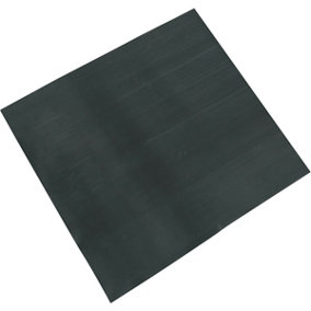 1000 x 1000mm Ribbed Workshop Mat - Hard Wearing Slip Resistant Rubber Cover