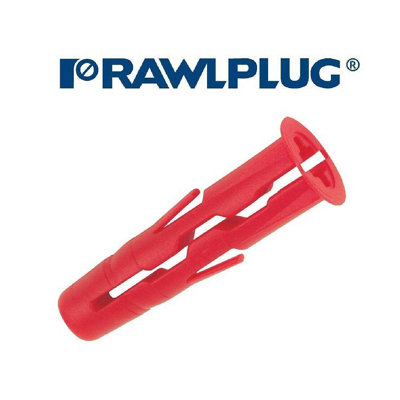 Rawlplug Red UNO Plugs 6 X 28mm (Card 48) - BearingBoys - Foto 4