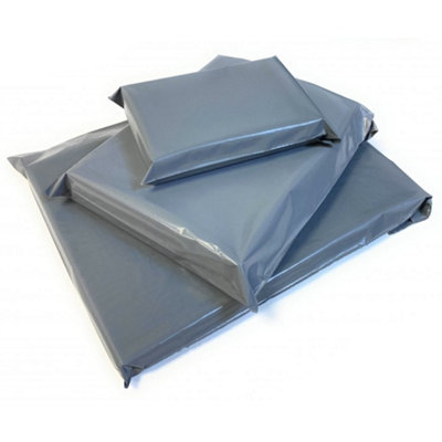 1000 x Grey 14x19" (355x482mm) Self Adhesive Tear Resistant Postage Mailing Bags