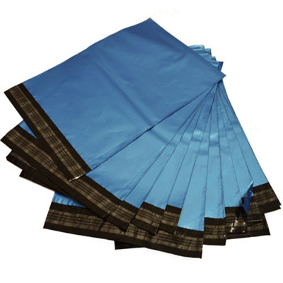 1000 x Metallic Blue 13x19" (330x483mm) Self Adhesive Tear Resistant Postage Mailing Bags