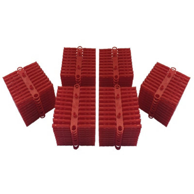 1000 x Red Wall Raw Plugs 5.5 x 32mm Expansion Plug Fixings Trade Pack