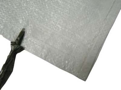1000 x Yuzet White Woven Polypropylene Sandbags Sacks Flood Defence Sand Bags