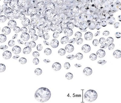 10000 Table Scatter Confetti 4.5mm Crystals Diamonds Rhinestones Scatter - 8
