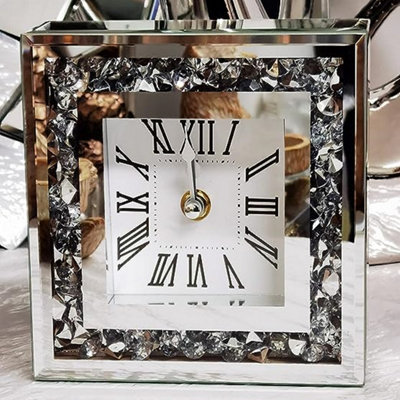 DEENZ Karina Bailey Loose Diamante Mantle Clock from B&Q
