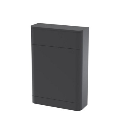 Dezine Nile 550mm Satin Anthracite Wc Unit from B&Q