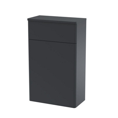 Dezine Loire 2.0 500mm Satin Anthracite Wc Unit from B&Q
