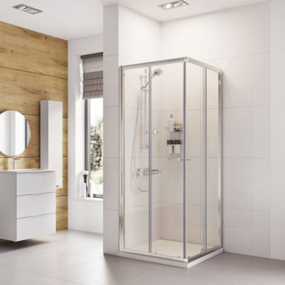 Dezine Pro 6mm700 X 700mm Square Shower Enclosure from B&Q