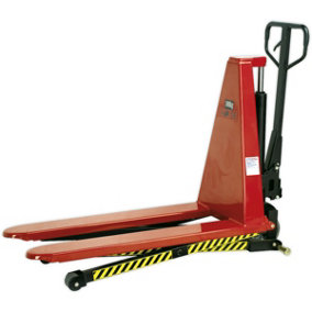 1000kg High Lift Pallet Truck - 1170mm x 540mm Forks - Twin Stabilisers