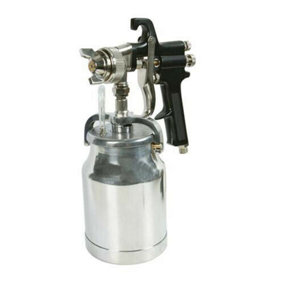 1000ml 1L 1 Litre High Pressure Spray Gun Dual Action 1/4" Inch Quick Connect