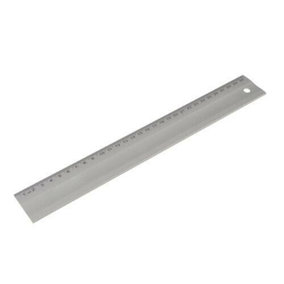 1000mm Aluminium Rule Metric & Imperial Hanging Hole Measuring Ruler
