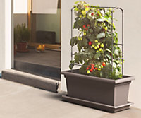1000mm Magnus Planter, Trough Flowerpot - Self-watering Mobile Living Wall Kit - W98 D38 H39, 110L - Self-watering - Anthracite