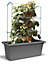 1000mm Magnus Planter, Trough Flowerpot - Self-watering Mobile Living Wall Kit - W98 D38 H39, 110L - Self-watering - Stone Grey