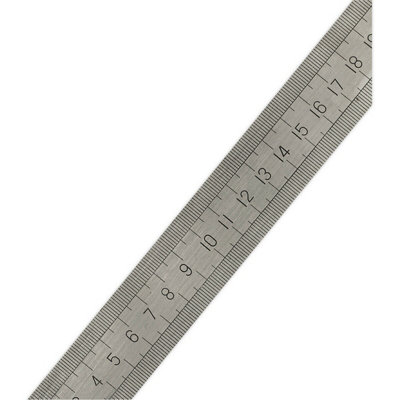 1000mm Steel Ruler - Metric & Imperial Markings - Hanging Hole - 40 Inch Rule - 3