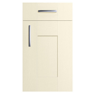 1000mm Traditional 2 Door Floor Standing Bathroom Vanity Basin Unit (Fully Assembled) - Cartmel Woodgrain Ivory