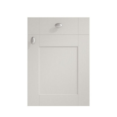 1000mm Traditional 2 Drawer Wall Hung Bathroom Vanity Basin Unit (Fully Assembled) - Cambridge Solid Wood Light Grey