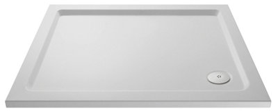 1000mm x 700mm Premium Slip Resistant Rectangular Shower Tray - White