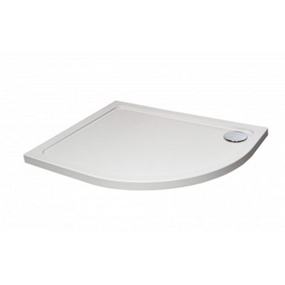 1000mm x 800mm OFFSET Quadrant Shower Tray - RIGHT- STONE RESIN | DIY ...