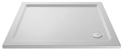 1000mm x 900mm Premium Slip Resistant Rectangular Shower Tray - White Price Comparisons | Compare The Build