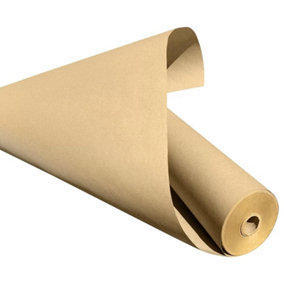 1000mmx100m Multi Purpose Brown Kraft Paper Rolls For Wrapping & Packing