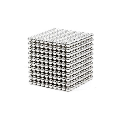 1000Pcs 5Mm Magnetic Balls Stress Relief Colors , Silver Color, 1000Pcs