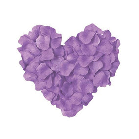1000pcs Light Purple Silk Rose Petals Wedding Mothers Day Wedding Confetti Anniversary Table Decorations