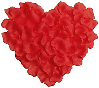 1000pcs Red Silk Rose Petals Wedding Mothers Day Wedding Confetti Anniversary Table Decorations