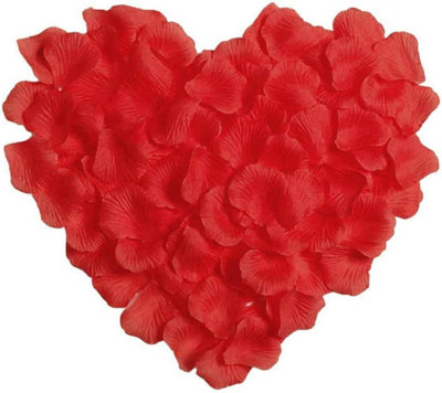 1000pcs Red Silk Rose Petals Wedding Mothers Day Wedding Confetti Anniversary Table Decorations