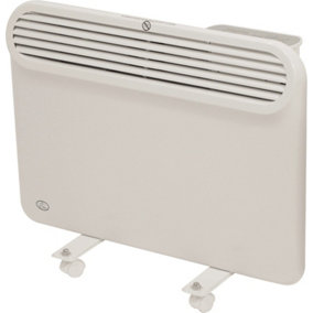 1000W Floor or Wall Mounted Electric Panel Heater - Slimline Silent Energy Efficient Home, Office or Conservatory Radiator