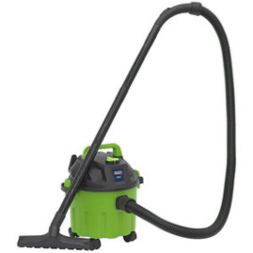 1000W Wet & Dry Vacuum Cleaner - 10L Drum - Blower Facility - High-Vis Green