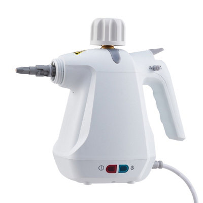 1000W White Corded Handheld Steam Cleaner Use on Kitchen,Bathroom