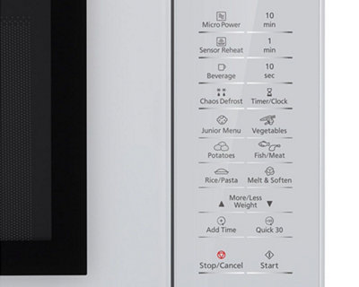 1000Watts Family Microwave 32 Litres Inverter White - 5