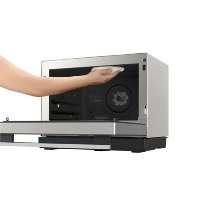 1000Watts Family Size Combi Microwave 31litre St Steel - 6