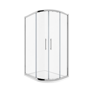 1000x800mm Offset Quadrant Corner Entry Shower Enclosure Cubicle Easy Clean Glass