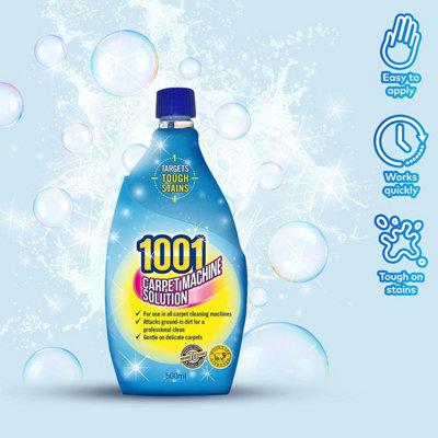 1001 Carpet Machine Solution 500ml (Pack of 12) - 3