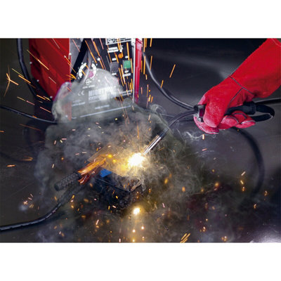 100A Compact No-Gas MIG Welder - 1.8m Earth Cable - Non-Live Torch - 230V Supply - 5