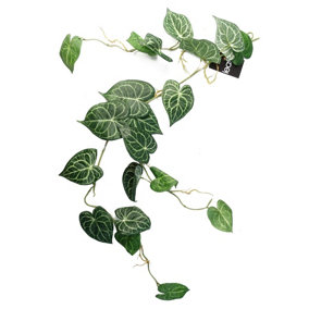 100cm Artificial Trailing Hanging Rounded Ivy Plant Realistic