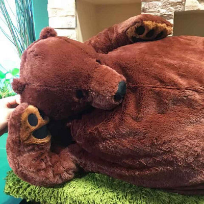 100cm Giant Plush Bear Toy Lifelike Stuffed Doll Home Decor Gift