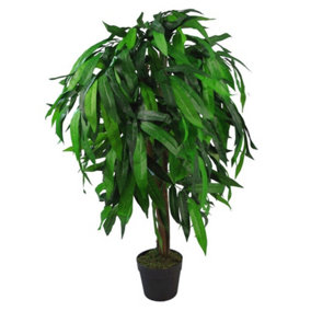 100cm Leaf Design UK Artificial Realistic Mango Plant / Tree