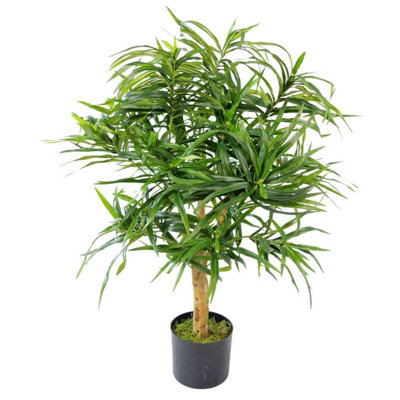 90cm Leaf Realistic Artificial Ficus Tree / Plant main image 0