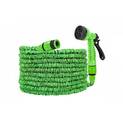 100FT Expanding Hose With 7 Dial Spray Gun 30M Garden Outdoor Hose - Compact Super Light Kink Free Expanding Hose Accessories
