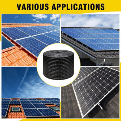 100ft Solar Panel Wire Mesh Roll & Clips Fasteners - Pigeon Bird ...