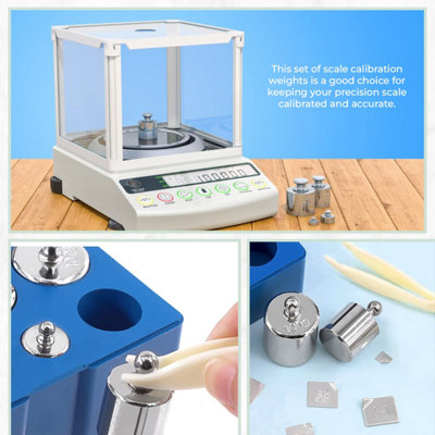 100g Calibration Weight, Chrome Plating Scale Weight for Precise Calibration