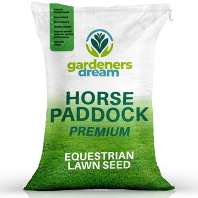 100KG Gardener's Dream Horse Paddock Grass Seed - Fine-Blade, Durable, Equine Friendly