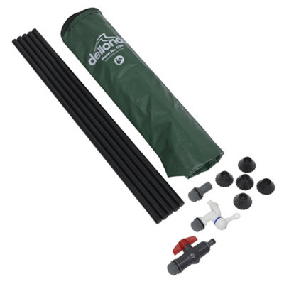 100L Collapsible Garden Water Butt & Drain Tap - Outdoor Storage Gardening Tank - 6