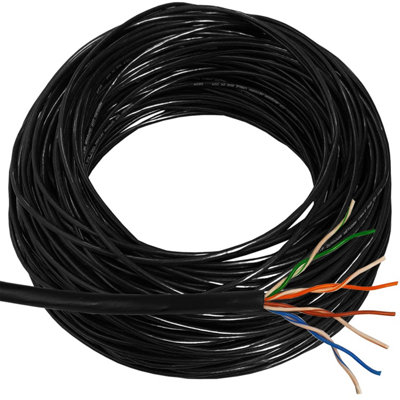 100m (330 ft) - Outdoor External CAT5 Ethernet Network Cable Reel Drum LAN UTP RJ45 CCA